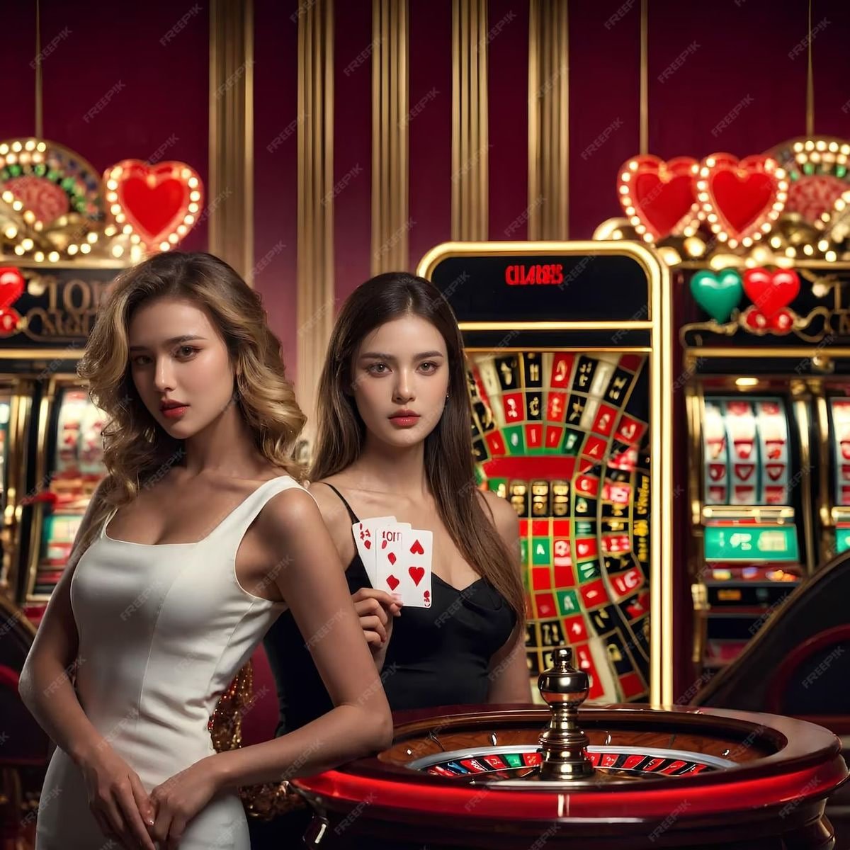 Visual menarik dengan neon bertema sportsbook dan live casino